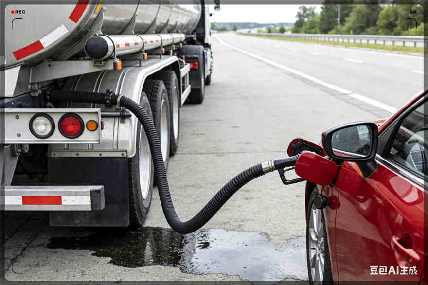 科左后旗汽车救援送水案例